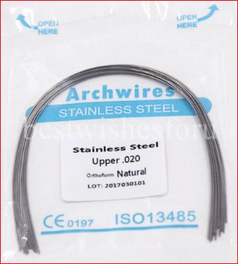 Pre-clinic-Archwires Stainless Steel Upper.020