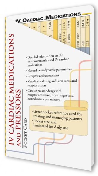 Cardiac Medications and Pressors Card - Image 2