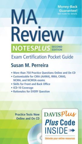 MA Review NotesPlus: Exam Certification Pocket Guide (Davis' Notes), 2e** - Image 2