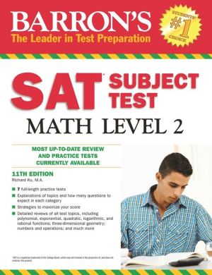 Barron's SAT Subject Test Math: Level 2, 11E (Book only) **