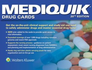 MediQuik Drug Cards, 20e** - Image 37